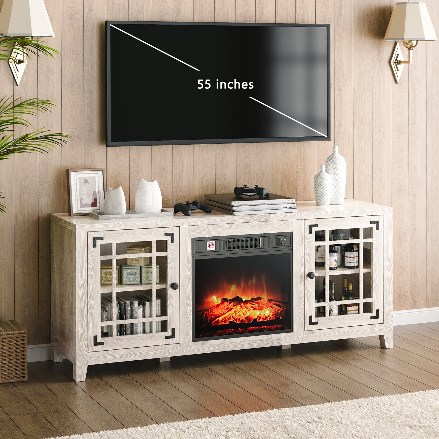 Fireplace TV Stands 58 inches