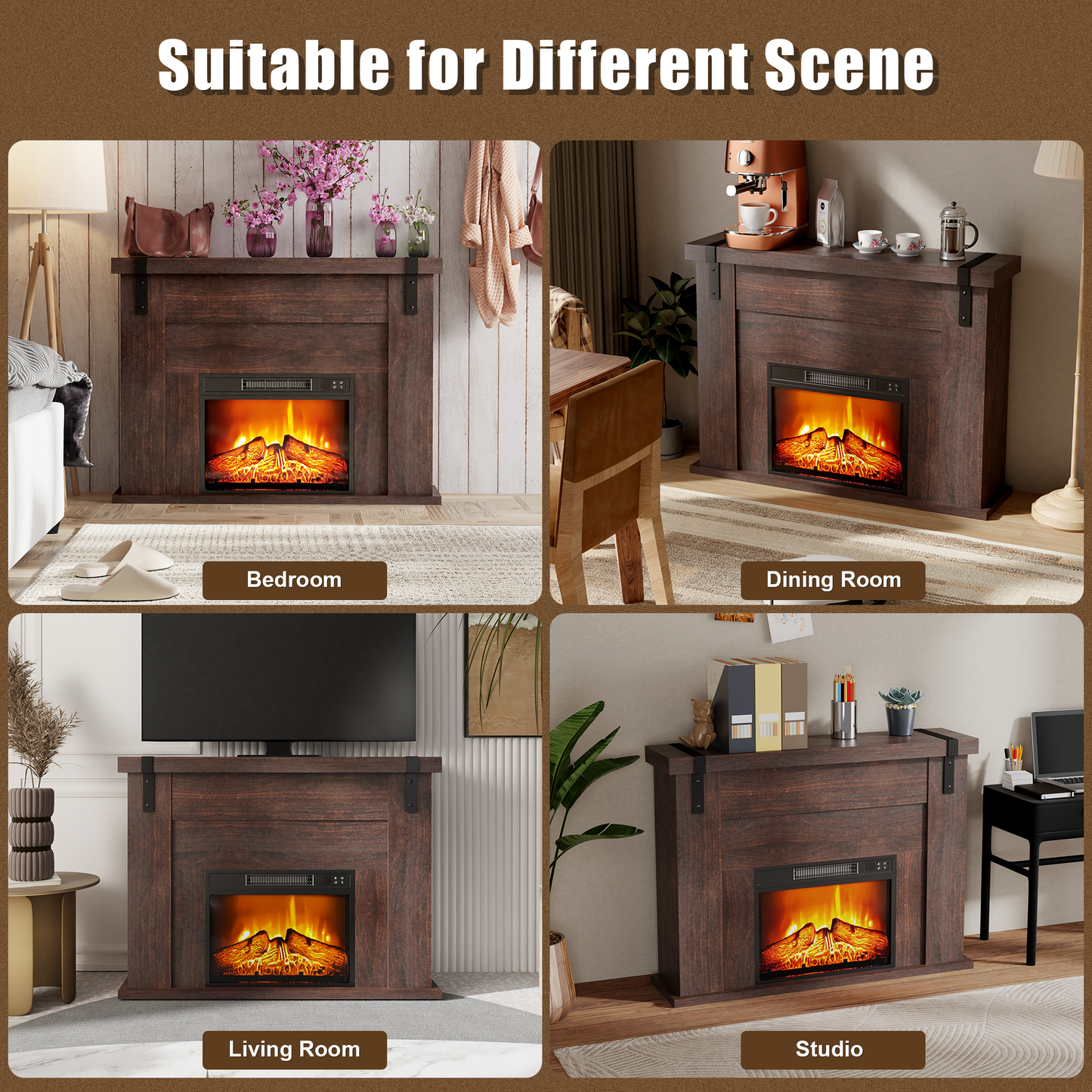 46" Fireplace Mantel